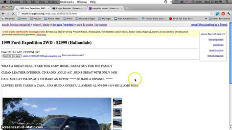 SUVs for sale. . Craigslist dade city